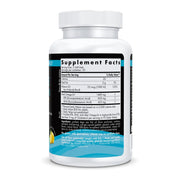 Supplement facts and NSF certification for sports omega-3 supplement.