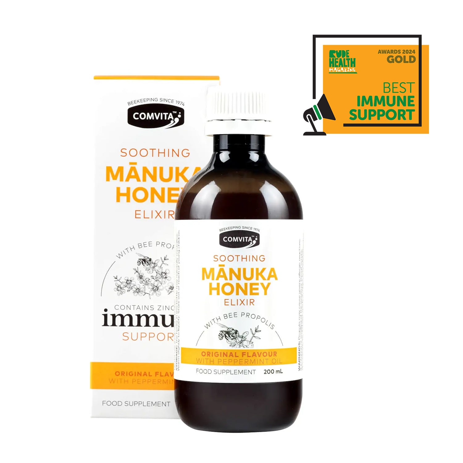 COMVITA Immune Support Manuka Honey & Propolis Elixir