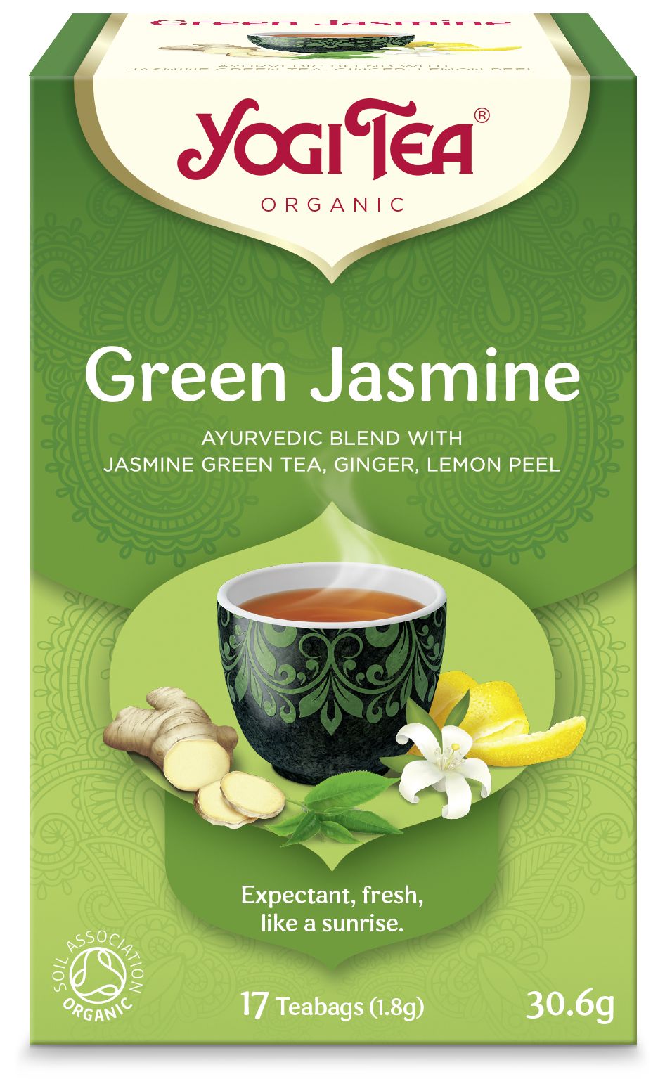 Yogi Tea Organic Green Jasmine Tea box 17 teabags 30.6g