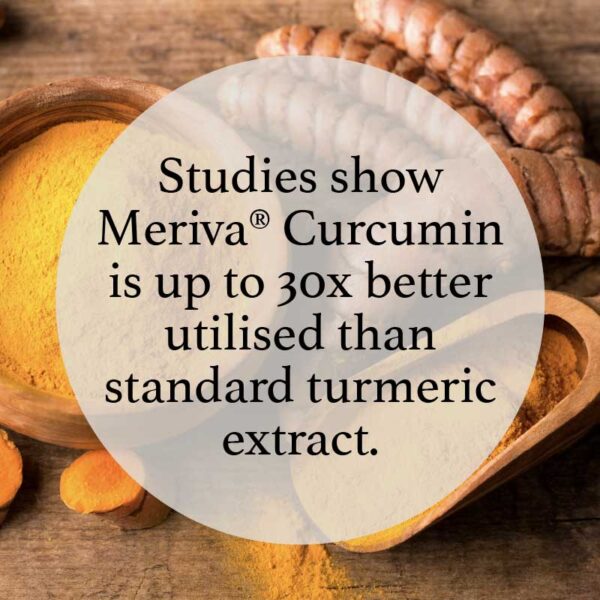 Lifestyle/use image: Good Health Naturally Curcumin X4000 Original turmeric supplement daily routine capsules 180 count