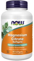 NOW Magnesium Complex 400 mg - Citrate Glycinaat Malaat Softgels