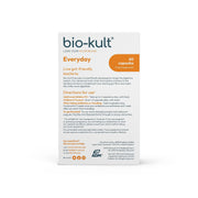 Bio-Kult Everyday supplement facts and ingredients label 60 capsules on white background 