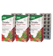 Floradix Vegan Iron Supplement Triple Pack - 3 x 84 Tablets