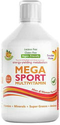 Swedish Nutra Mega Sport Multivitamine Vloeibaar Sinaasappel 500ml