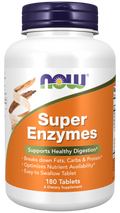 NOW Digestive Enzyme Supplement - Super Enzymes Blend Tablets