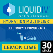 Liquid I.V. Hydration Multiplier – Lemon Lime, Electrolyte Drink Mix, 30 x 16g Sticks (480g)