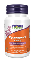 NOW Pycnogenol® 100 mg with Amla - French Pine Bark Extract - 60 Veg Caps