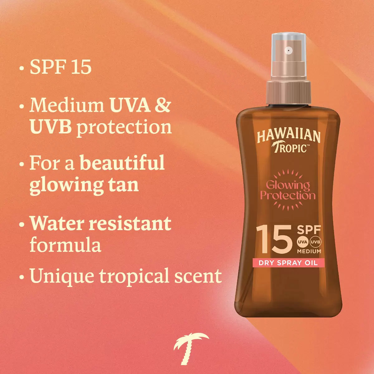 Hawaiian Tropic Dry Oil Spray SPF15