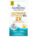 Nordic Naturals Ultimate Omega 2X - 2150mg Omega-3 + 1000 IE D3 - 60 Citroen Softgels