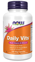 NOW Daily Vits Multivitamin & Mineral with Lutein & Lycopene Veg Capsule