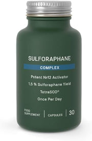 Front image: Natroceutics sulforaphane complex vegan capsules bottle 30 count