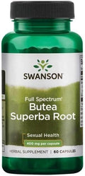 Swanson Butea Superba Wortel 400 mg 60 capsules | Ondersteuning seksuele gezondheid