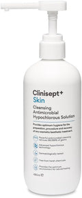 Clinisept+ Huidvoorbereidingsoplossing - Hypochloorzuur Reiniger met Pomp - 490ml