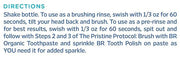 Essential Oxygen BR Organic Mouthwash Brushing Rinse - Wintergreen how to use.