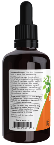 Now Foods Pau D'Arco Extract Liquid 59ml