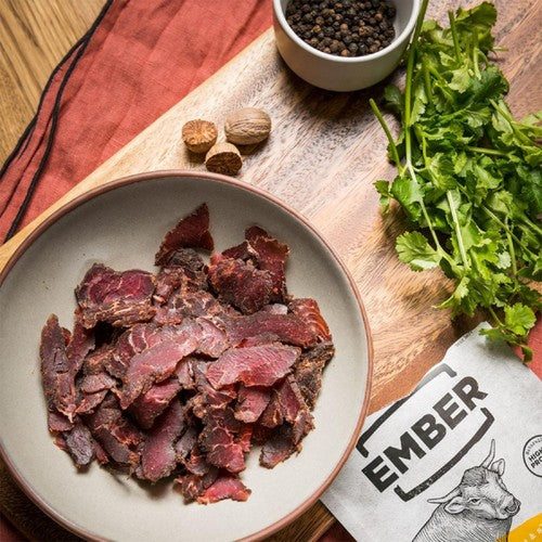 Ember Original Sliced Beef Biltong ready to eat beef snack 250g