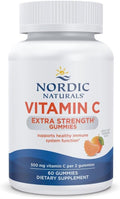Nordic Naturals Extra Sterke Vitamine C 500mg, Mandarijn - 60 Gummies