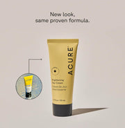 Acure Brightening Day Cream cica argan oil vegan face cream tube 50ml new look, same proven formula