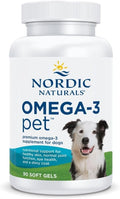 Nordic Naturals Omega-3 Pet 1000mg Fish Oil Soft Gels for Dogs