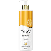 Olay Vitamin C Brightening Body Lotion fragranced lotion 500ml bottle front packaging