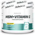 BiotechUSA MSM & Vitamine C Poeder - Citroensmaak, 150g Pot