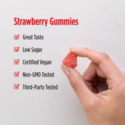 Nordic Naturals CoQ10 Strawberry Gummies 100 mg for adults.