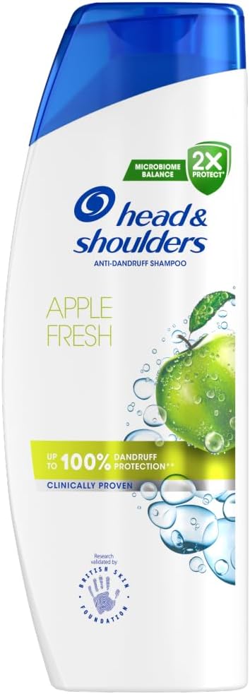 Front image: Head & Shoulders Apple Fresh shampoo plastic bottle apple scent 250ml single pack