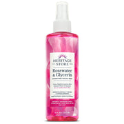 Heritage Store Rosewater & Glycerin – 237ml Hydrating & Soothing Facial Mist for Radiant Skin