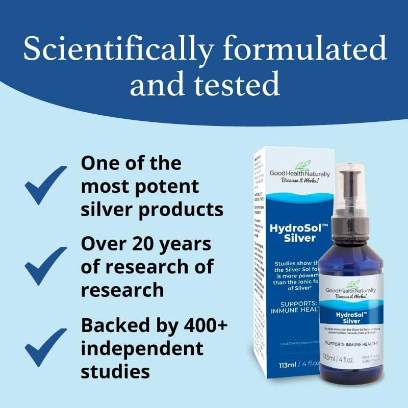 Good Health Naturally Hydrosol Silver Oral Spray 113ml