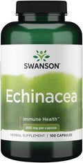 Swanson Echinacea 400mg Herbal Supplement 100 Capsules