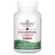 Nordic Naturals Heart Health Formula bottle, lemon soft gels, 60 count.