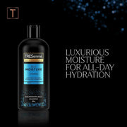 TRESemmé Rich Moisture Shampoo 680ml packaging showing ingredients and product information