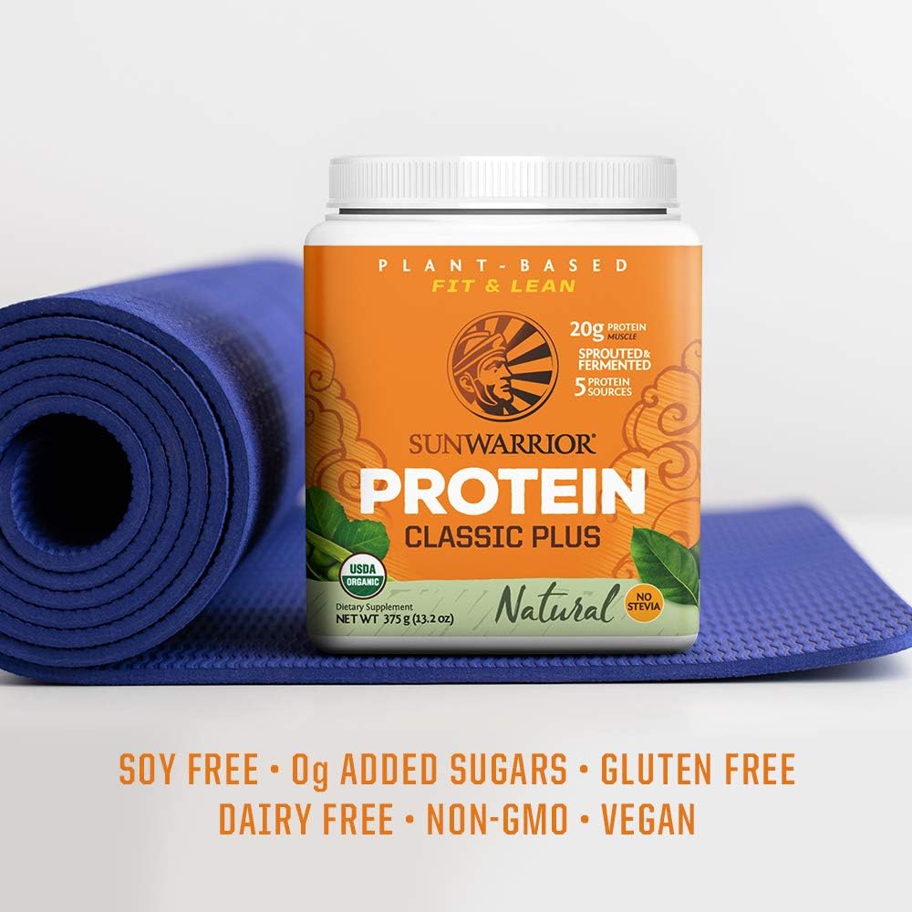 Sunwarrior Classic Plant Protein, Unflavoured & Organic