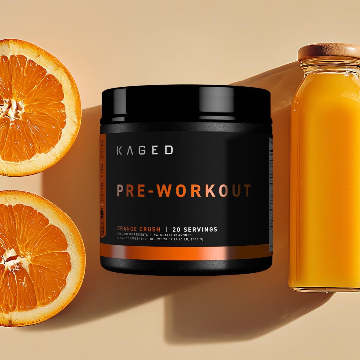 Kaged Original Supplement Powder Orange Crush – 564g