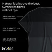 Dylon All-in-1 Washing Machine Fabric Dye Pod Intense Black 350g used for clothing and home textiles