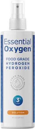 Essential Oxygen Food Grade Hydrogen Peroxide Spray 3% USP - 237ml