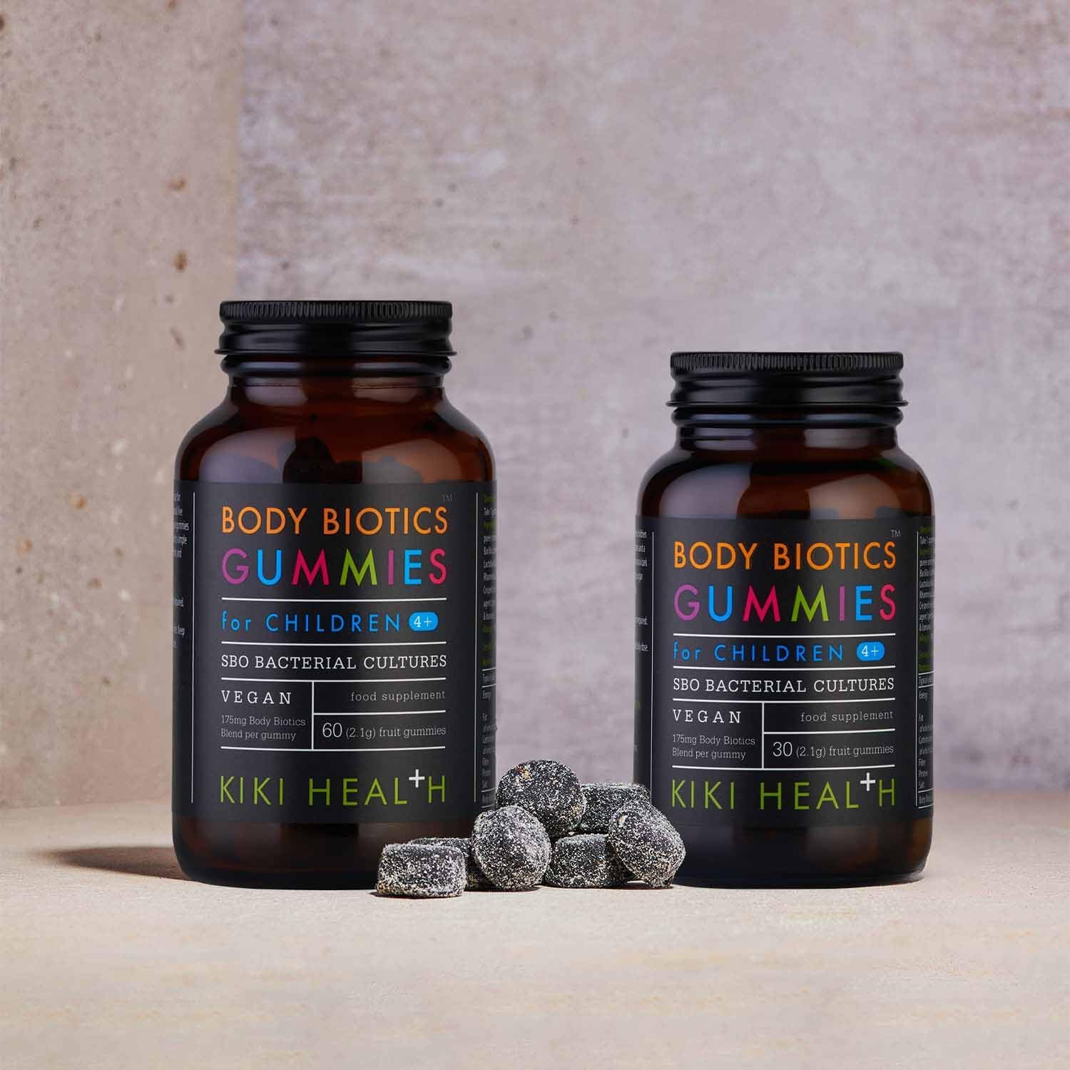 KIKI Health Body Biotics Gummies for Children 4+ - 30 & 60 Count