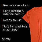 Dylon All-in-1 Washing Machine Fabric Dye Pod Fresh Orange 350g used for clothing and home textiles