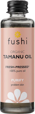 Fushi Biologische Tamanuolie 50 ml | Versgeperste & 100% Pure Zuiverende Olie voor Probleem- & Puistgevoelige Huid