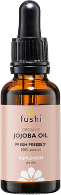 Fushi Biologische Jojobaolie 30 ml | Versgeperste & 100% Pure Herstellende Olie voor Droge & Gevoelige Huid