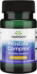 Swanson Prostaatcomplex 200 mg 60 softgels | Geavanceerde prostaatondersteuningsmix