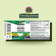 Nature’s Answer Nettle Leaf alcohol-free extract 30ml barcode