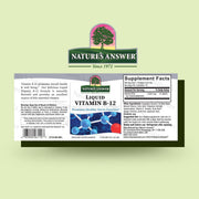 Nature’s Answer Liquid Vitamin B12 natural flavour 60ml barcode