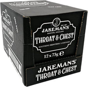 Jakemans Throat & Chest Soothing Menthol Lozenges box.
