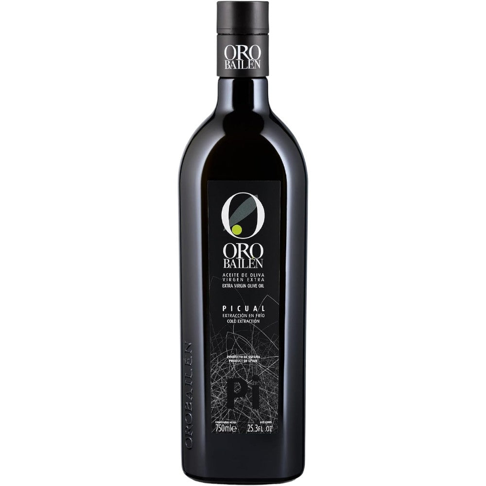 Oro Bailen Picual Extra Virgin Olive Oil 750ml bottle front packaging