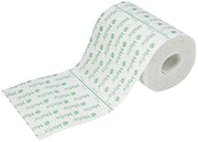 Mefix Medical Adhesive Soft Cloth Tape Roll, 15 cm x 10 m, wide format on white background. Top view