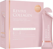 Front Image: Revive Collagen Premium lemon lime drink sachets liquid supplement 14 x 22g box