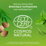 Himalaya Botanique Complete Care Mint Toothpaste 75ml packaging showing ingredients and product information