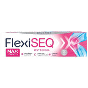 FlexiSEQ Max Strength Osteo Gel topical gel 100g front packaging
