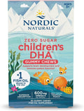 Nordic Naturals Suikervrije Kids DHA - 600mg Omega-3, Tropische Punch - 30 gummies